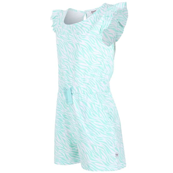 Regatta Girls Dasie Zebra Print Ruffle Playsuit för flickor