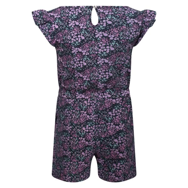 Regatta Childrens/Kids Dasie Ditsy Print Ruffle Playsuit