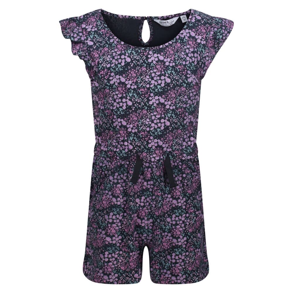 Regatta Barn/Kids Dasie Ditsy Print Ruffle Playsuit