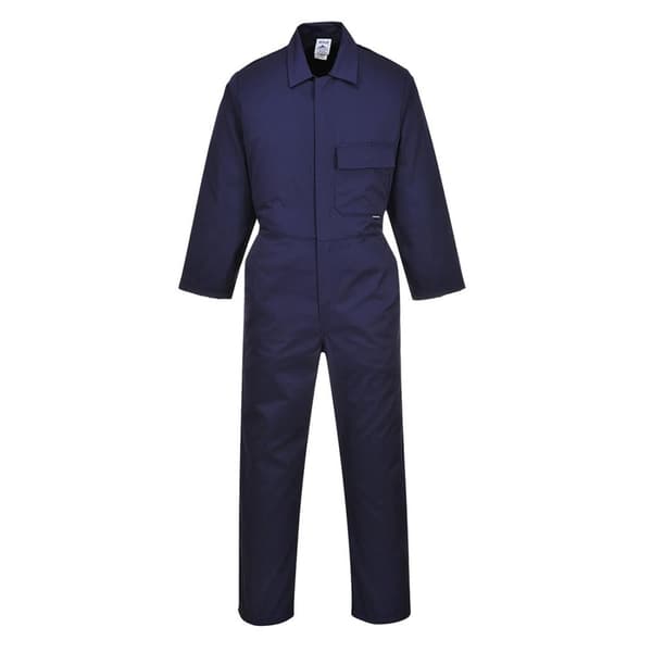 Portwest Mens Long-Sleeved Overalls Navy S