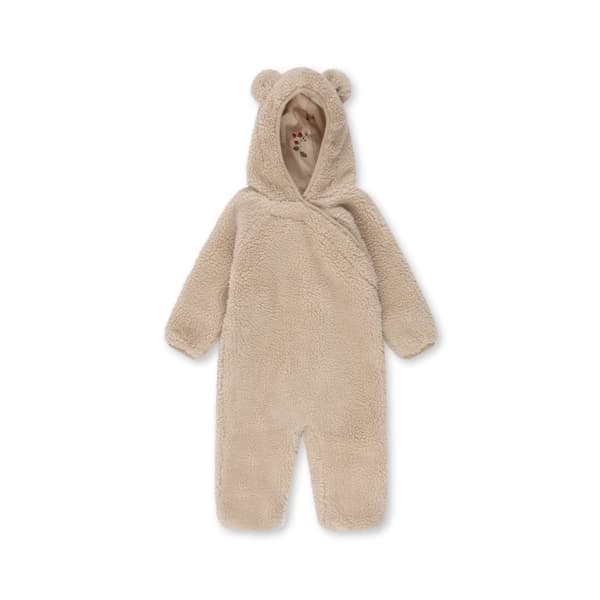 Grizz Teddyoverall Cream, Storlek 6 mån -  Konges Sløjd