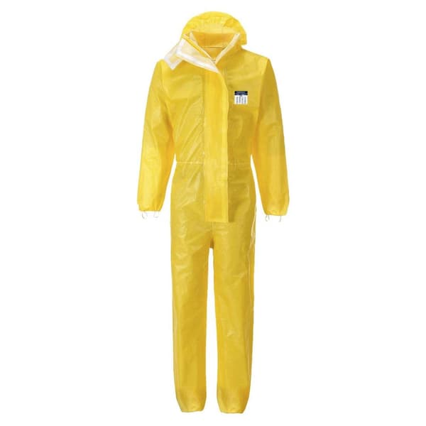 Portwest Unisex Adult BizTex Microporous Overalls Yellow XL