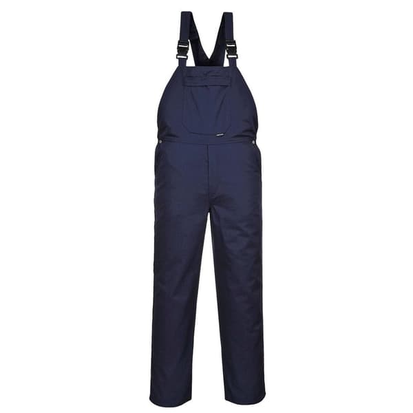 Portwest Unisex Burnley-byxa med bröstlapp och hängslen för vuxna