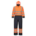 Miniatyrbillede 1 af 2: Portwest Unisex sikkerhedsoveralls med kontrastfarvede hi-vis-overalls til voksne