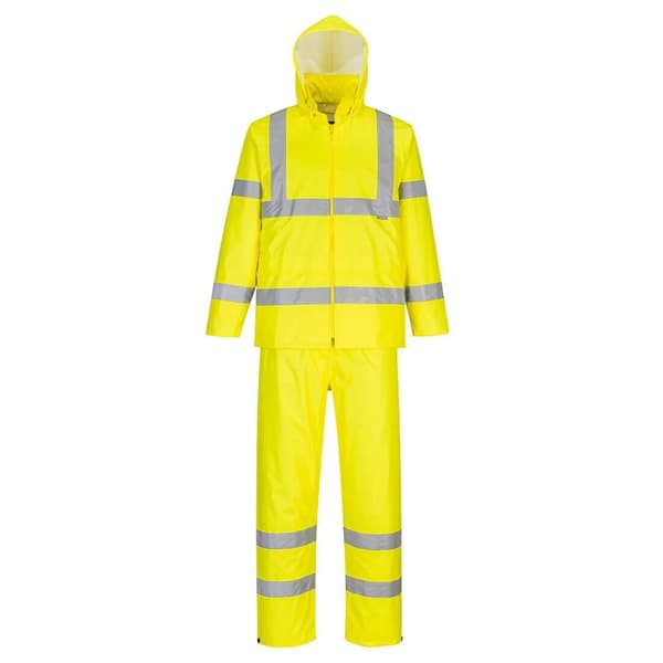 Portwest Unisex Hi-Vis-regnsæt til voksne med oppakning