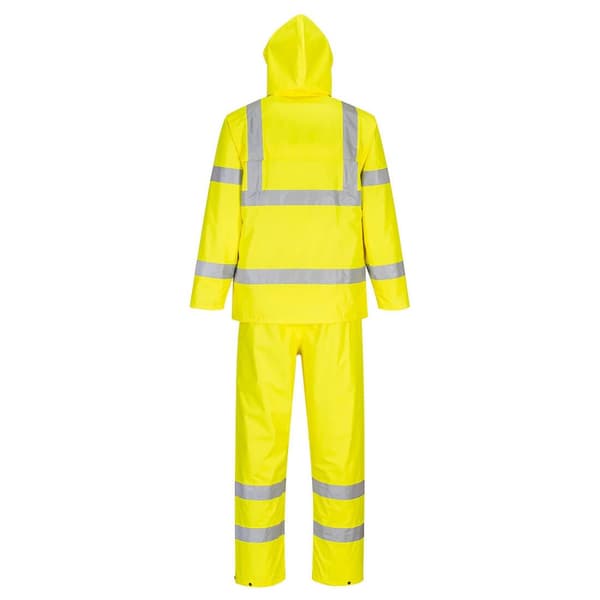 Portwest Unisex Adult Hi-Vis Packaway Rain Suit