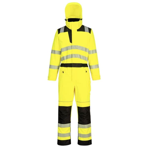 Portwest Unisex PW3 vandtæt overalls til voksne med høj visuel beklædning