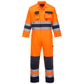 Miniatyrbilde 1 av 2: Portwest Mens Nantes Contrast Hi-Vis Work Overalls