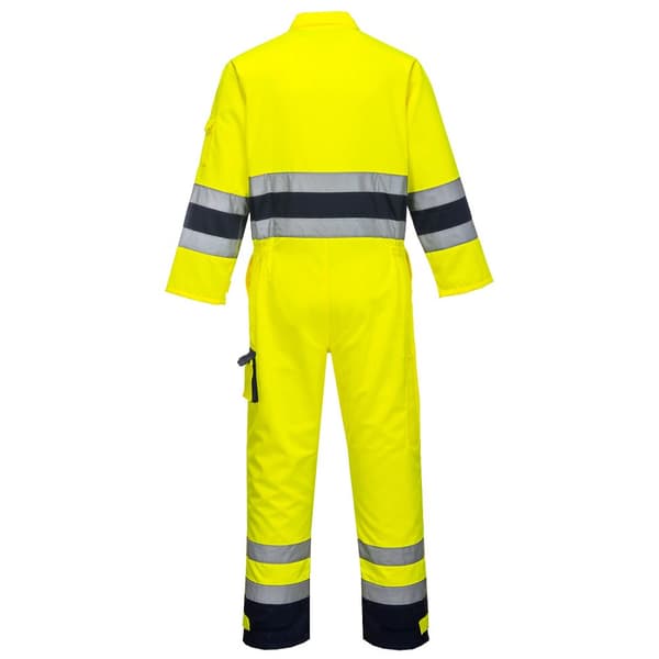 Portwest Herre Nantes kontrastfarvet Hi-Vis-overalls til mænd