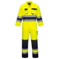 Miniatyrbillede 1 af 2: Portwest Herre Nantes kontrastfarvet Hi-Vis-overalls til mænd