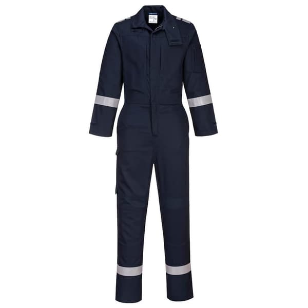 Portwest Unisex Adult Bizflame Plus Stretch Overalls Navy XXL