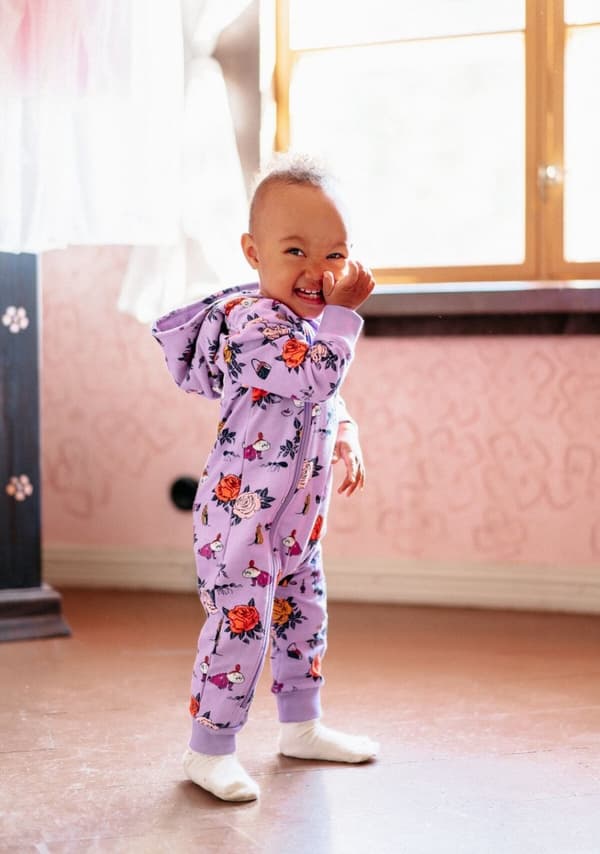 Moomin Roses Overall Baby Lilla