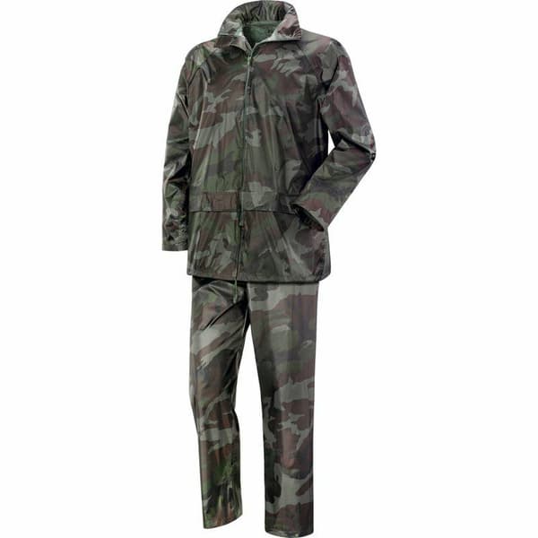 REGNSÆT JAKKE + CAMO/CAMOUFLAGE BUKSER XXXL
