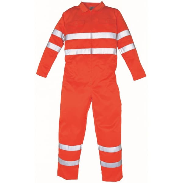 Yoko Unisex Adult Hi-Vis Polycotton Safety Overalls