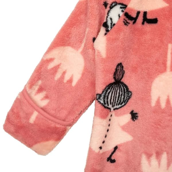 Moomin Tulips overalls baby pink