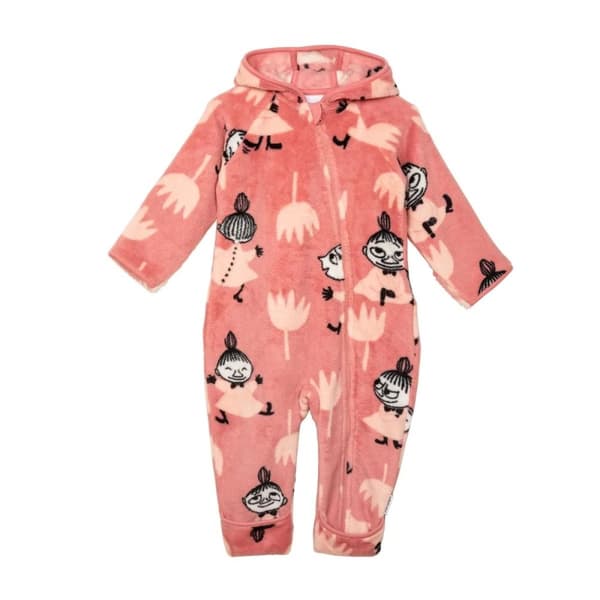 Moomin Tulips overalls baby pink Lyserød 86