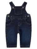 Miniatyrbillede 1 af 3: Drenge denim overalls, marineblå, Kanz