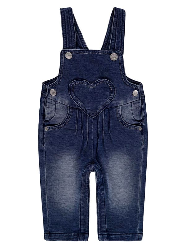 Blå denimbyxor för flickor Kanz