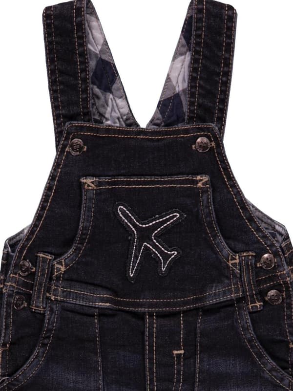Kanz Marinblå Baby Dungarees