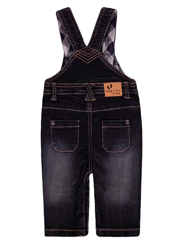 Kanz Marinblå Baby Dungarees