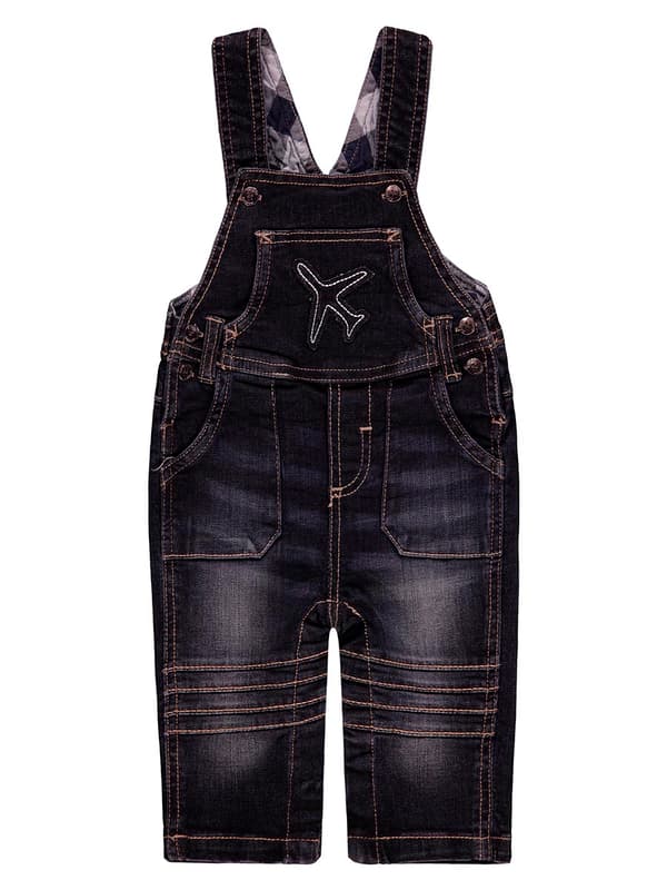 Kanz Marinblå Baby Dungarees