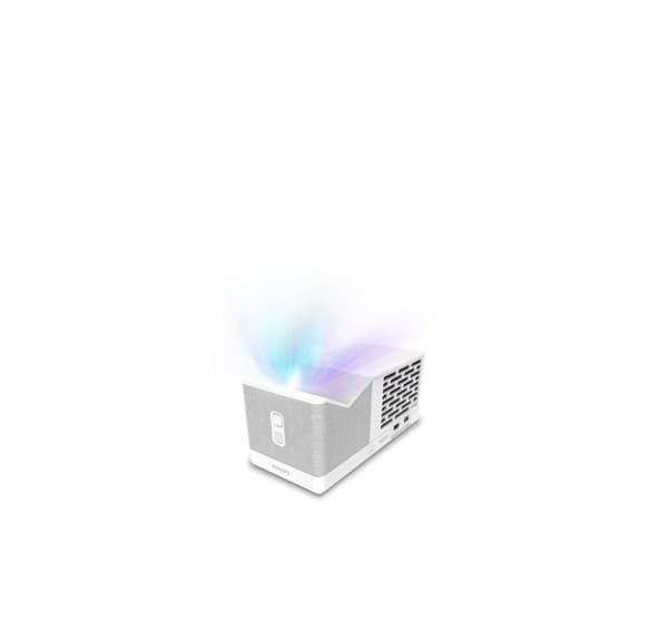 Philips, Triple Laser Ultra-lyhyen etäisyyden projektori, Triple Laser Ultra Short Throw -projektori, Screeneo UL5 Smart Harmaa, Valkoinen