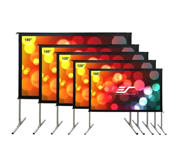 Elite Screens, Yard Master 2 Mobile Outdoor screen WV-Dual, OMS100H2-DUAL