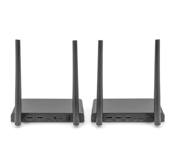 Digitus, 4K Wireless HDMI KVM Extender Set, 150 m, DS-55328