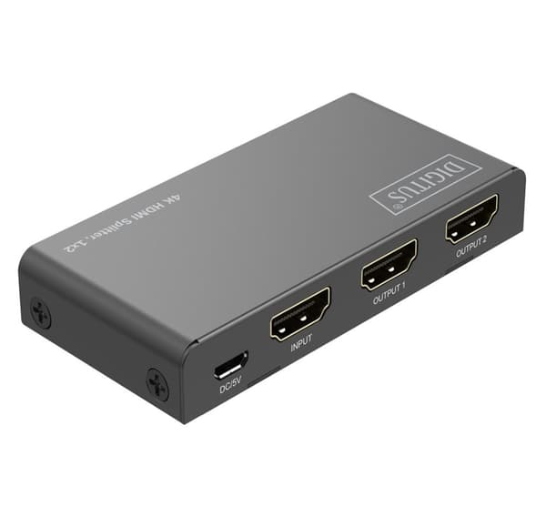 Digitus, 4K HDMI Splitter, 1x2, DS-55336