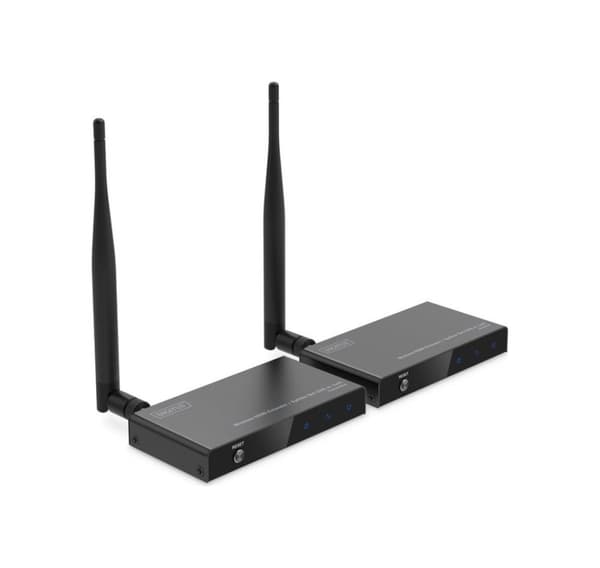 Digitus, trådlös HDMI-förlängare/splitterset (100m, 1x4), DS-55346