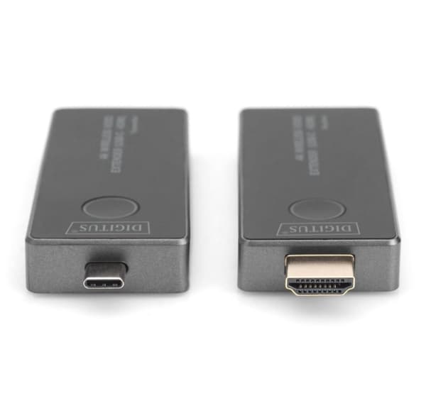 Digitus, 4K trådløs videoforlænger, 30 m (USB-C - HDMI), DS-55324