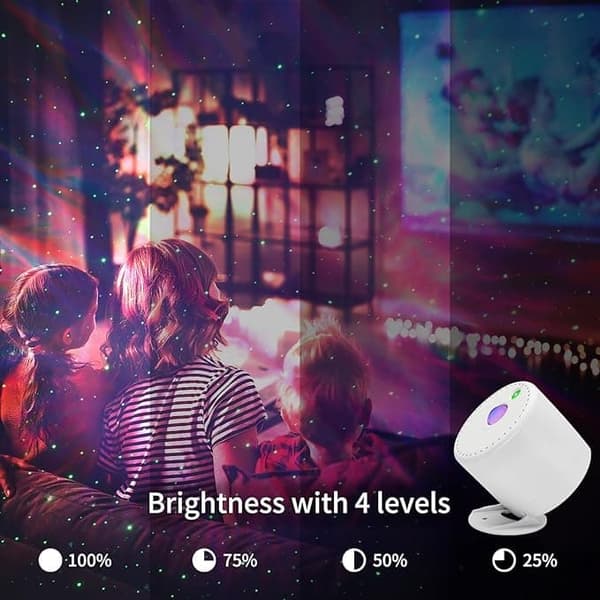 Galaxy Projektorlampa med Timer & Fjärrkontroll – Stjärnprojektor för Sovrum & Fest