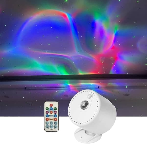 Galaxy Projektorlampa med Timer & Fjärrkontroll – Stjärnprojektor för Sovrum & Fest