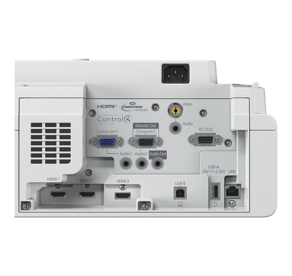 Epson 3LCD WXGA-projektor EB-760W, 4100 lumen, 16:10, vit