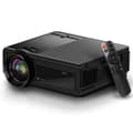 Miniatyrbild 1 av 7: Lollanda 1080P Full HD WiFi-projektor – 4K-stöd, Bluetooth, kompatibel med flera enheter, för hem och utomhusbio