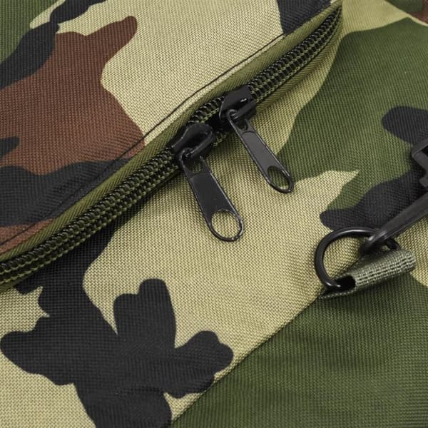 vidaXL 3-i-1 Militärinspirerad duffelväska 90 L kamouflage