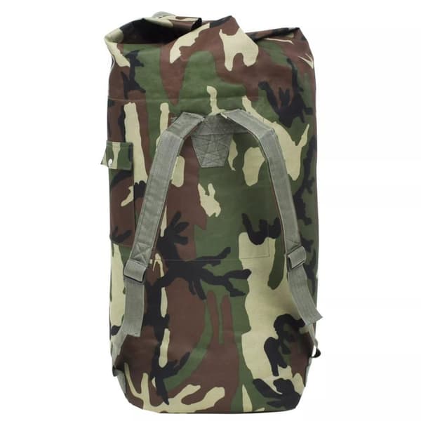 vidaXL Armeijatyylinen reppu 85 l maastoväri