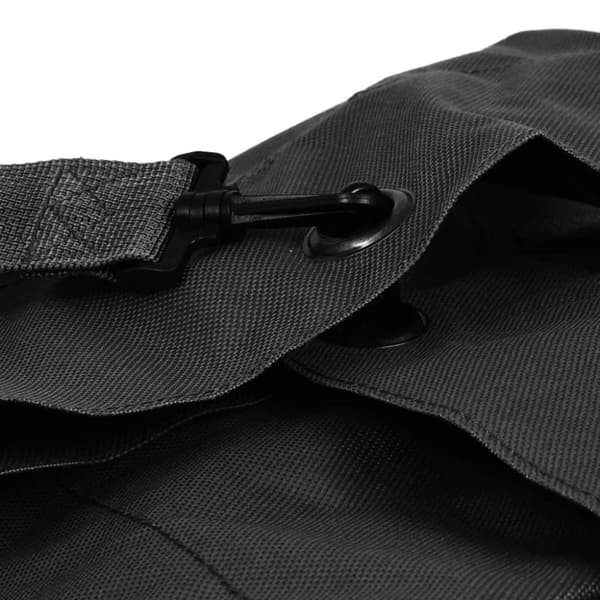 vidaXL duffeltaske i militærstil 85 l sort