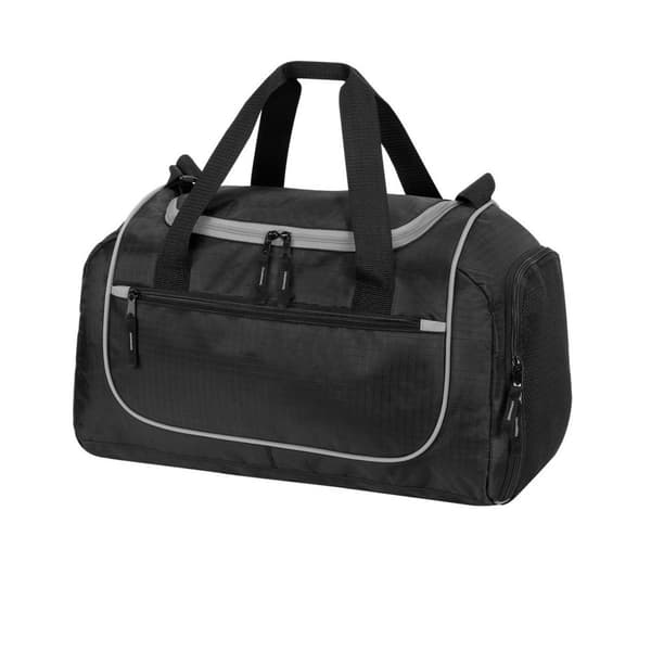Shugon Piraeus Shoulder Strap Holdall Bag Black/Light Grey One Size