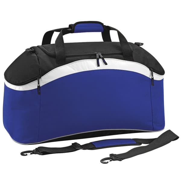 BagBase Teamwear Sport Holdall / Duffle Bag (54 liter) Bright Royal/ Black/ White One Size