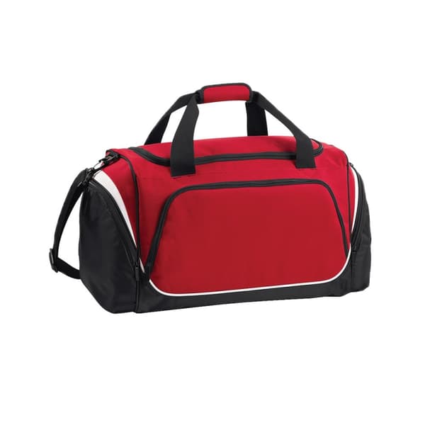 Quadra Pro Team Holdall / Duffle Bag (55 Litres) Classic Red/Black/White One Size