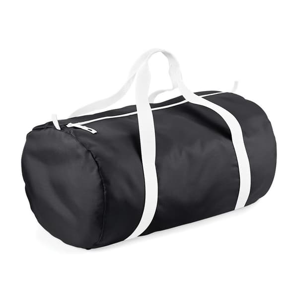 BagBase Packaway Barrel Bag / Duffle Water Resistant Travel Bag (32 Litres) (Pack of 2)