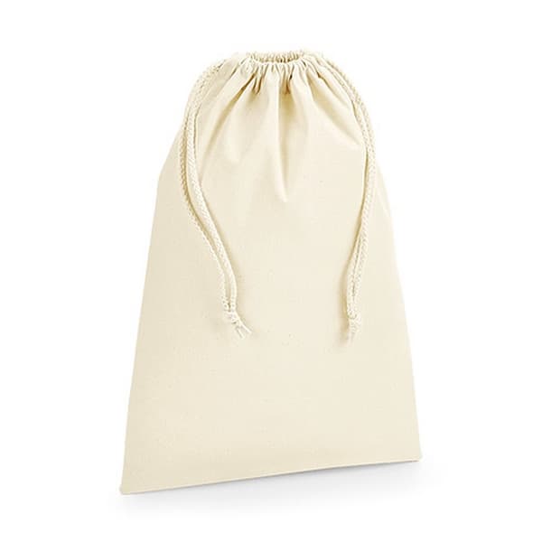 Westford Mill Organic Premium Cotton Stuff Bag Natural L