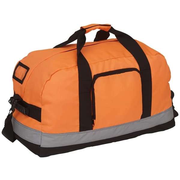 Yoko Hi-Vis Seattle Holdall/Duffle Bag (pakke med 2) Orange One Size