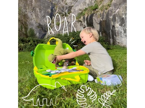 Trunki 5055192200665, Långkalsonger, Hårt skal, Grön, 4 hjul, 18 l, 310 mm