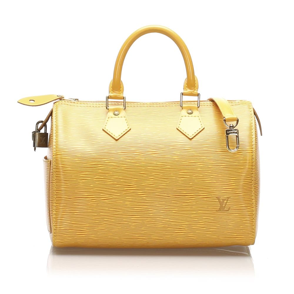 Louis Vuitton Epi Speedy Bandouliere 25 Yellow