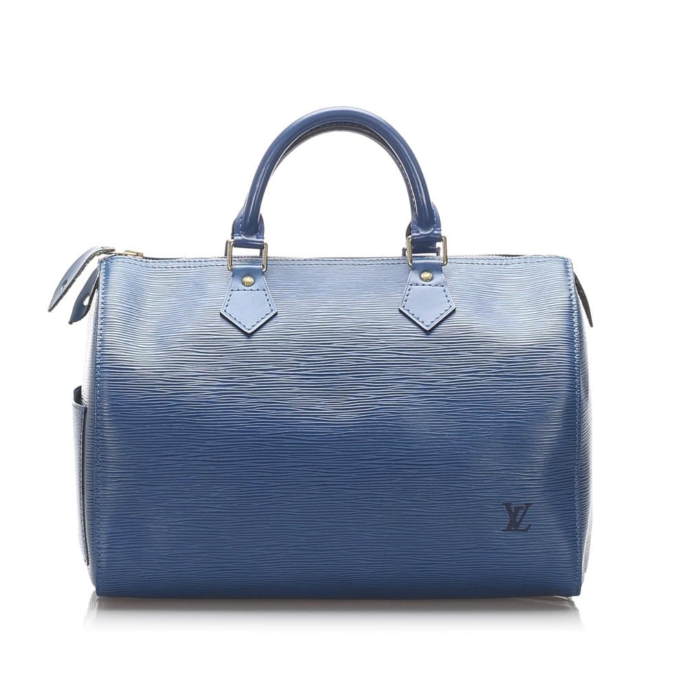 Louis Vuitton Epi Speedy 30 Blue