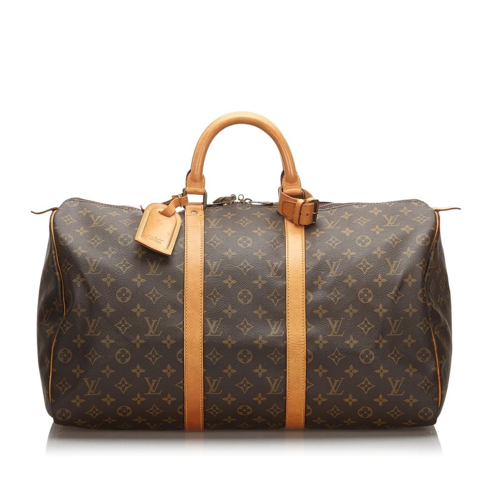 Louis Vuitton Monogram Keepall 50 Brown