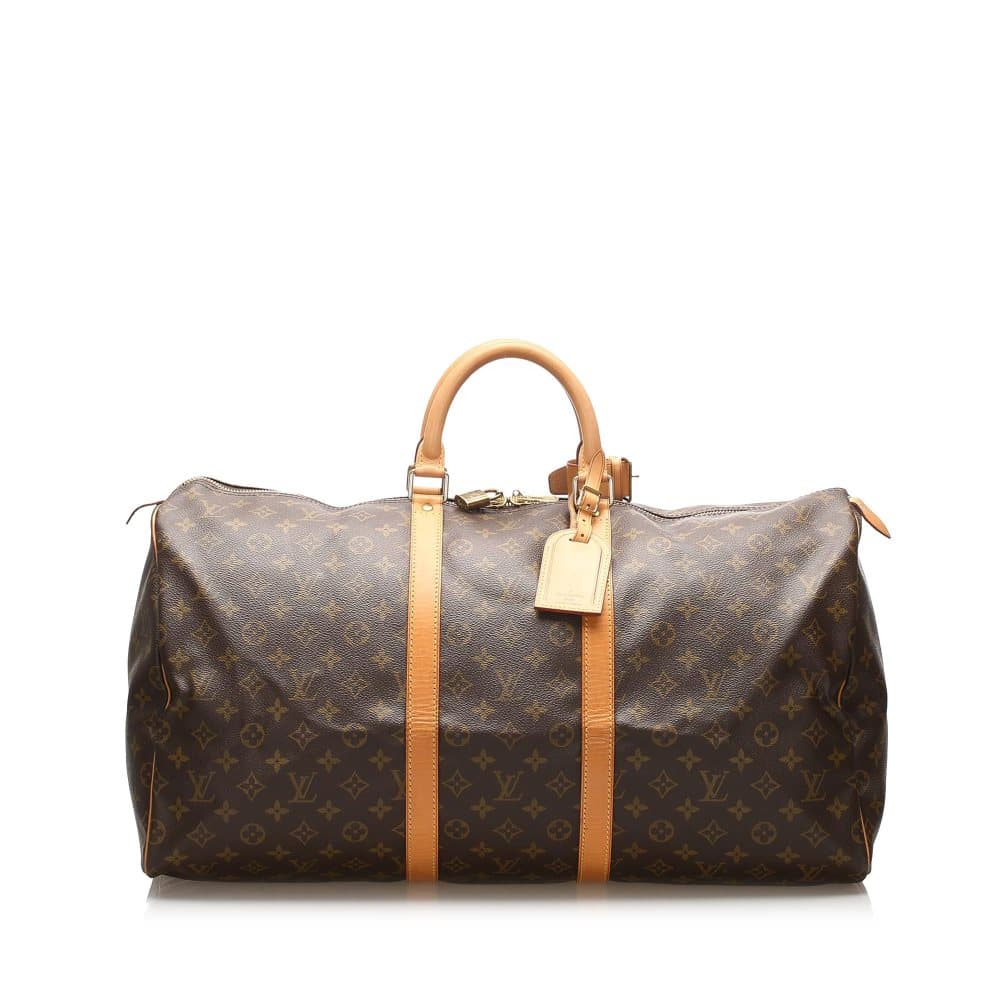 Louis Vuitton Monogram Keepall 55 Brown