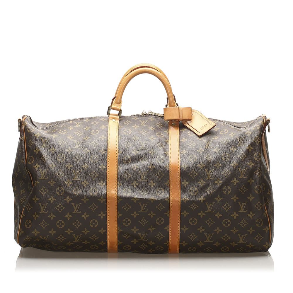 Louis Vuitton Monogram Keepall Bandouliere 60 Brown